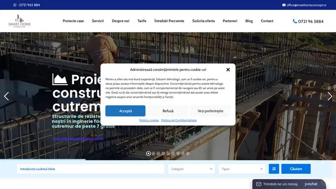 Firma constructii case - Smart Home Concept