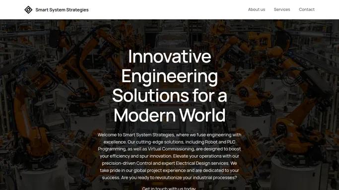 Smart System Strategies – Smart automation, AI, and software solutions for modern industry