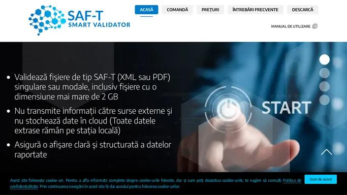 Validator complet pentru declaratia SAF-T | SAF-T Smart Validator