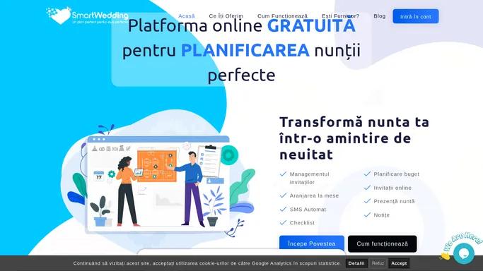 SmartWedding - Un plan perfect pentru o nunta perfecta