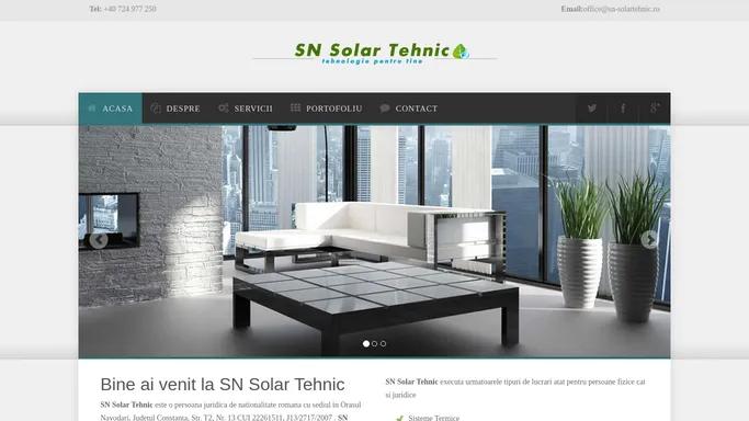 SN Solar Tehnic