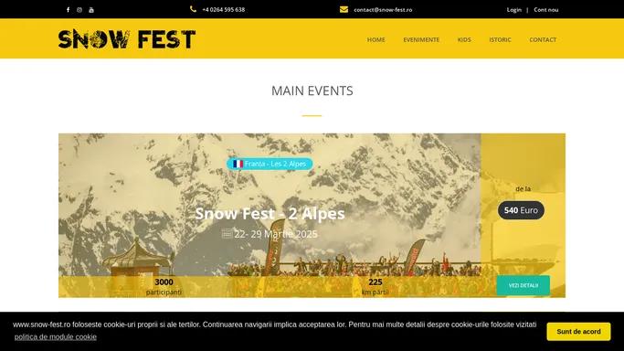 Snow Fest - LES 2 ALPES, Ski Franta