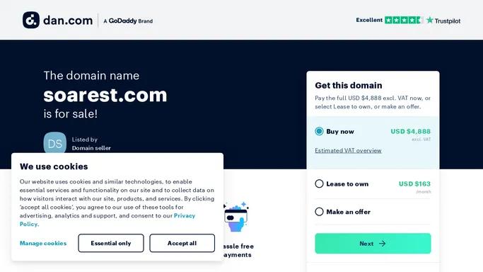 The domain name soarest.com is for sale