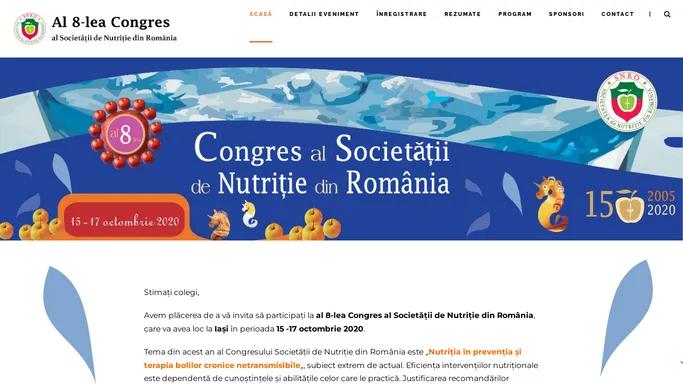 Congresul de Nutritie – Iasi 2020