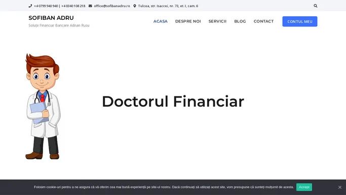 SOFIBAN ADRU | Solutii financiare | Consultant financiar | sofibanadru.ro