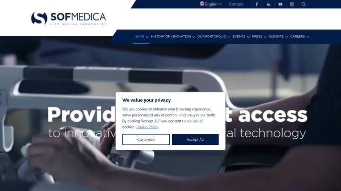 SOFMEDICA - Life Saving Innovation – SOFMEDICA.com