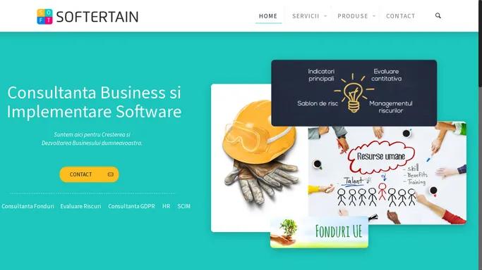 Softertain – Consultanta Business si Implementare Software