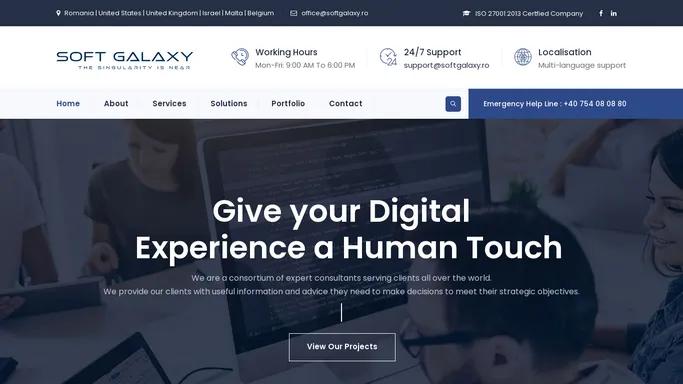 Soft Galaxy - Digital Solutions - Custom Software Development in Romania