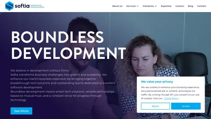 Softia | Boundless Development - PHP, Java, .NET, Javascript, Python