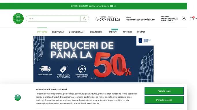 SOFTIEFTIN.RO – Licente software cu preturi mici