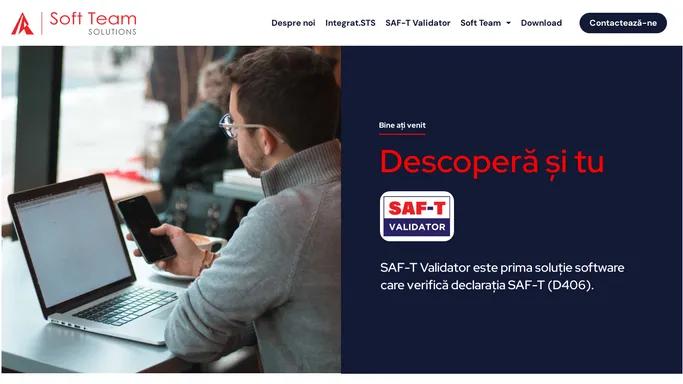 Soft Team Solutions | SAF-T Validator | Fondata in 1999