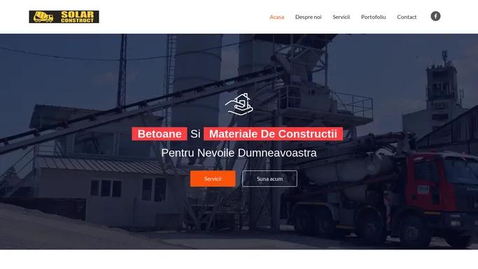 Solar Beton – Betoane si Materiale de Constructii