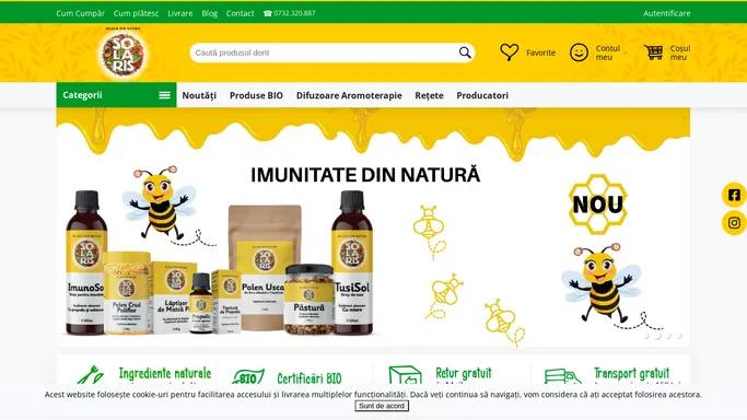 Produse naturiste | Magazin online cu Produse Bio | Solaris Plant - Solaris Plant