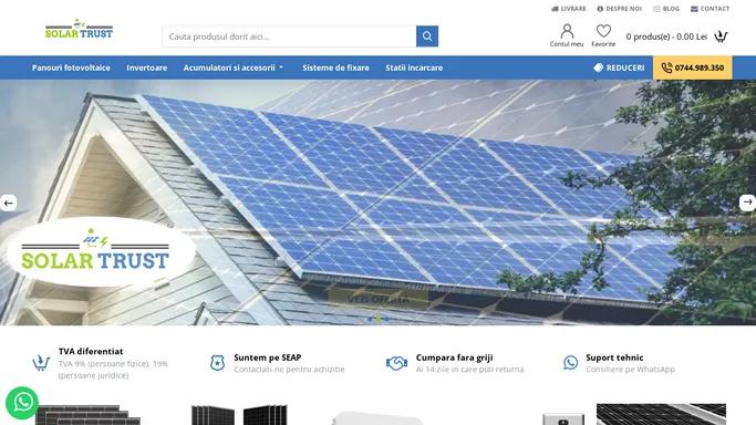 Magazin online de panouri fotovoltaice, invertoare, sisteme complete