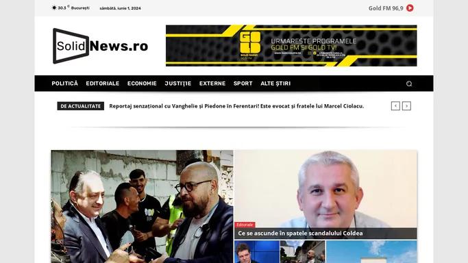Ultimele stiri - Solid News - Stirile tale online