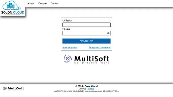 Solon Cloud -=Powered by Multisoft=- - SolonCloud