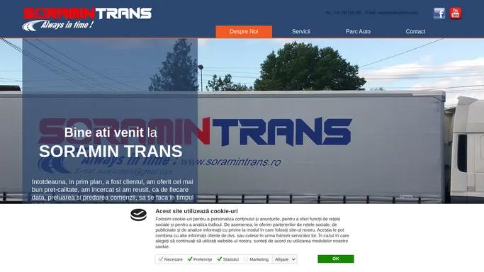 Transport De Marfa Intern si Europa, Refrigerat, Express, Textile, Coletarie - Soramin Trans