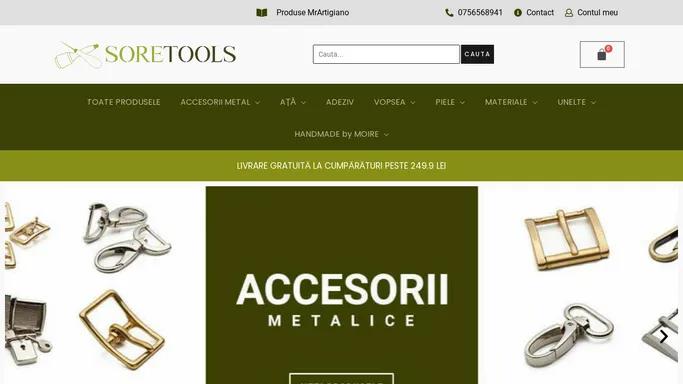 Soretools - Unelte, scule, accesorii, piele marochinarie