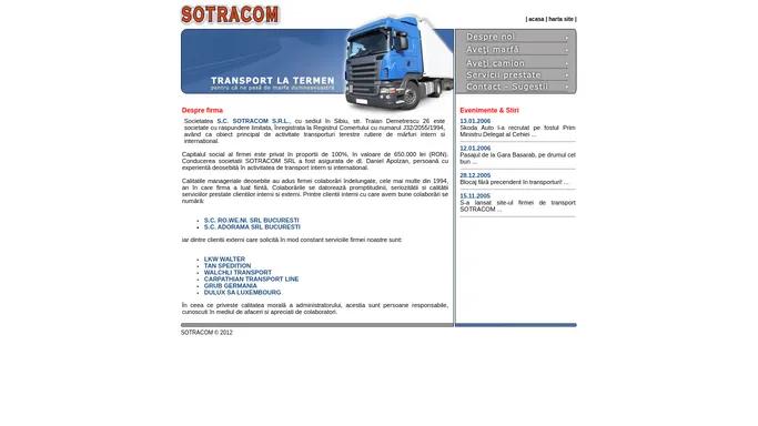 SOTRACOM - Transportator de marfuri