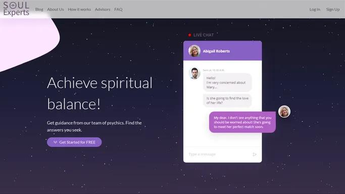 Live Psychic Readings, Online Advisors Chat • Soul Experts