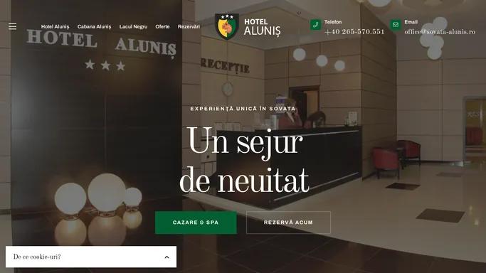 SITE OFICIAL - Hotel Alunis, Welness & SPA - rezervari online