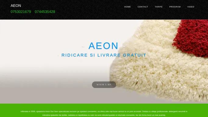 AEON | Spalatorie Covoare Buzau