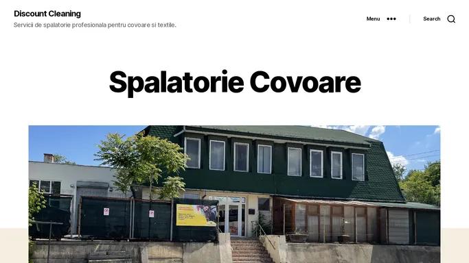 Spalatorie covoare Craiova - Linie automata de spalat