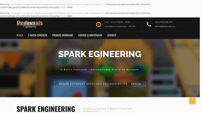 Acasa - Spark Engineering | Dedoussis Romania