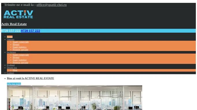 Spatii de inchiriat Cluj, Activ Real Estate - Spatii Cluj
