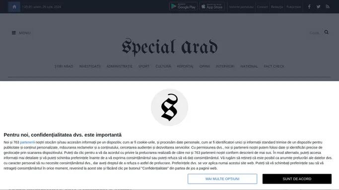 Stiri Arad · Special Arad - specialarad.ro