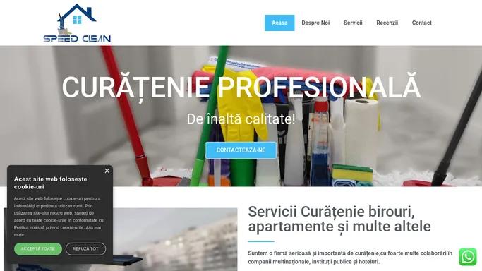 Servicii Curatenie birouri - Speed Clean SRL