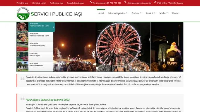 Home | Servicii Publice Iasi SA