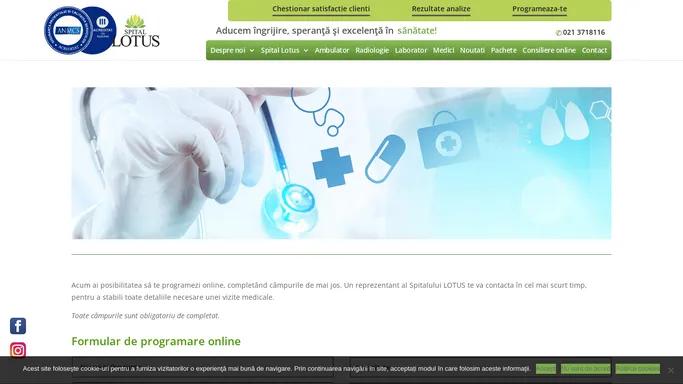Spital Lotus Ploiesti - Servicii medicale profesioniste