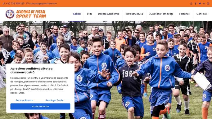 Academia de fotbal Sport Team - Academie Bucuresti | Sport Team