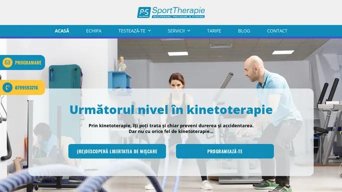 Sport Therapie - urmatorul nivel in kinetoterapie in Bucuresti