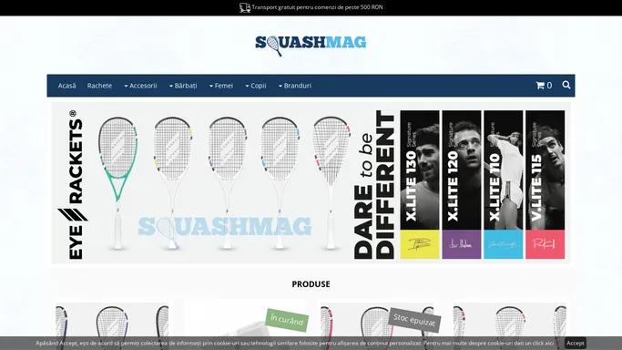 Squashmag - Magazin online de echipamente Squash