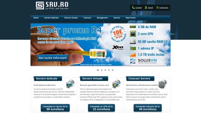 Servere dedicate, servere virtuale, colocare, servicii data center - CHML Web Services