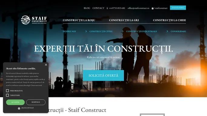 StaifConstruct | Constructii civile, industriale, consolidari