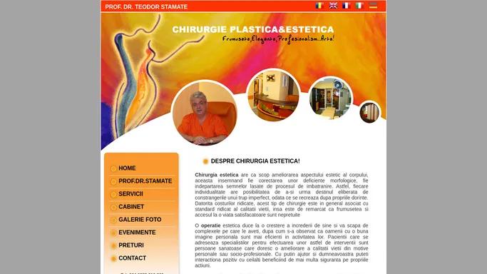 Prof. Dr. Stamate Teodor - Chirurgie Plastica Estetica (Plastic & Aesthetic Surgery)