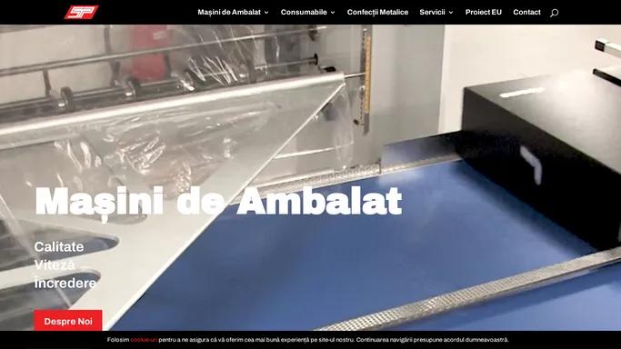 Masini de Ambalat si Servicii de Ambalare | Standard Plastica Tehnic