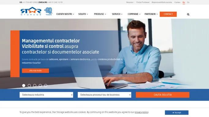 Star Storage - Solutii de managementul informatiilor si Cloud