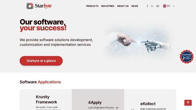 Starbyte ~ Software Solutions - Our software, your success