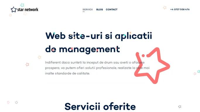 Web site-uri si aplicatii de management - Solutii complete