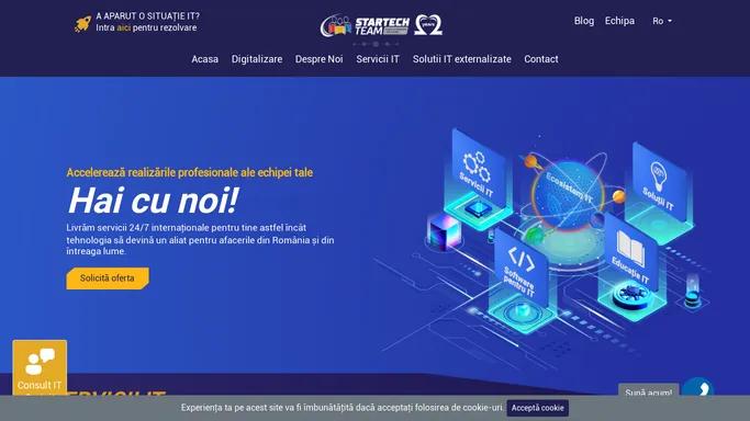 Firma de servicii IT | Companie de Externalizare | StarTech Team