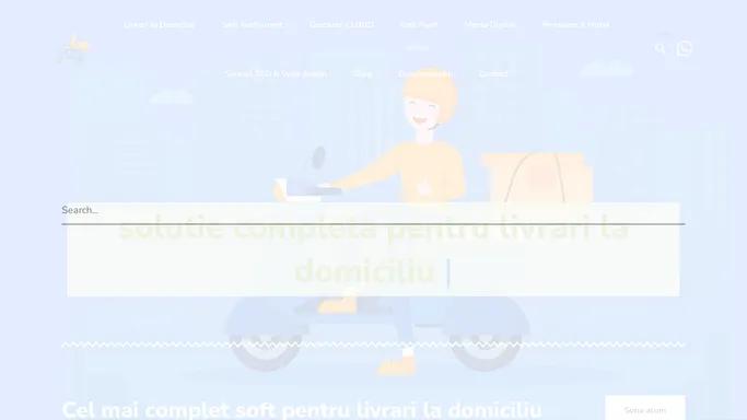 Startup Delivery: Solutie completa livrari la domiciliu