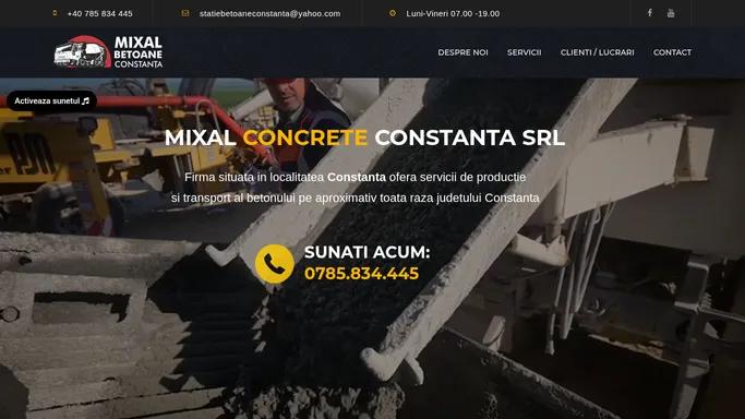 Statie Betoane Constanta - Productie si Turnari #1