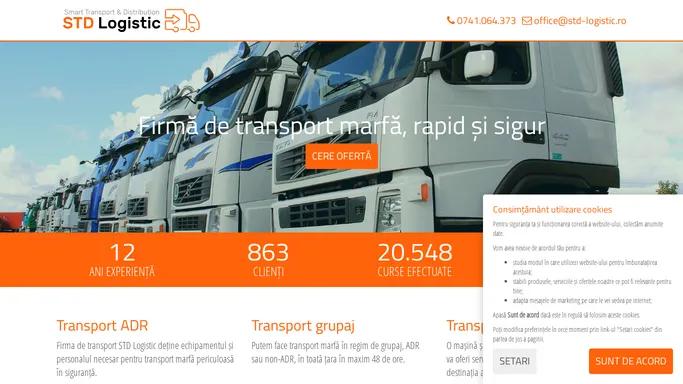 Firma de transport marfa Romania | Transport ADR | Transport produse chimice