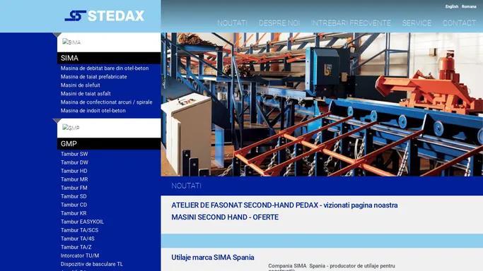Stedax Masini de fasonat - Dealer Pedax