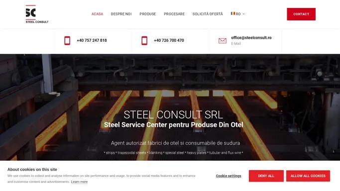 Steel Consult - Produse din otel si servicii de procesare