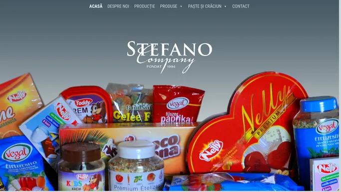 STEFANOCOMPANY – productie si comercializare de produse alimentare